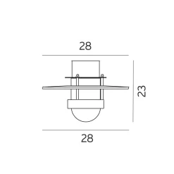 Lightup-Pris|Taklamper Ute>Norlys Bergen taklampe - Svart