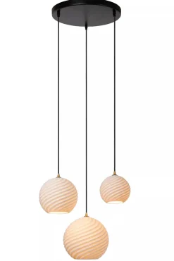 Kjøkkenbelysning Tak|Takpendler>Lucide Bina takpendel 40 cm 3-lys Hvit