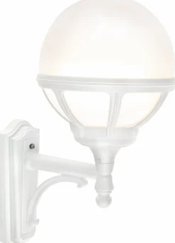 Lightup-Pris|Utelamper - Klassiske Vegglamper>Norlys Bologna 361 - Hvit