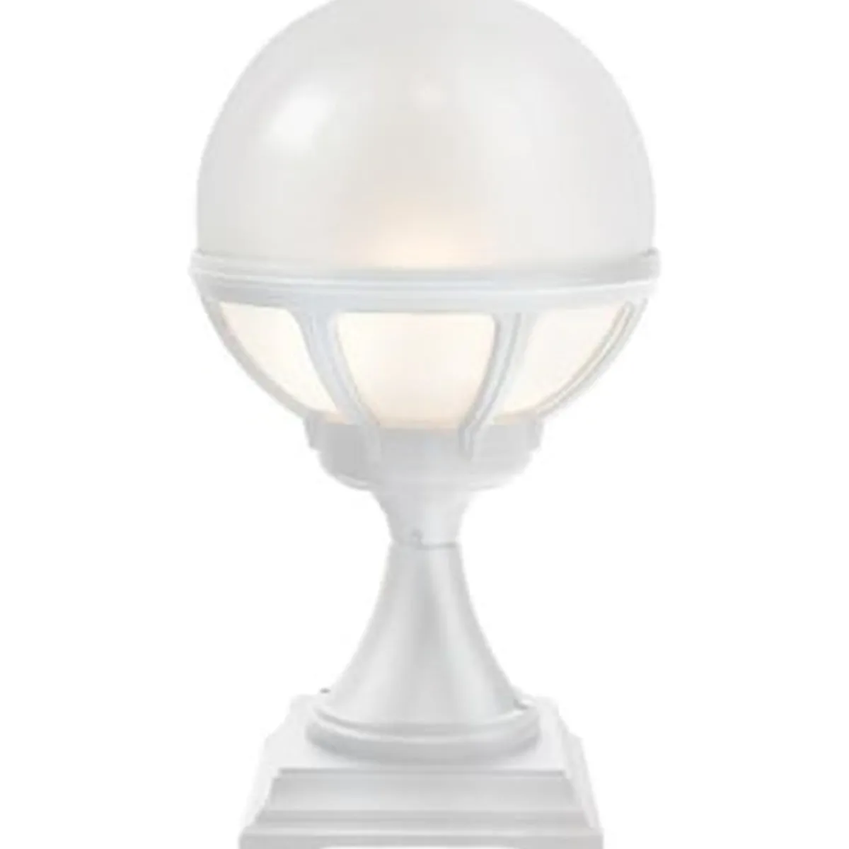 Lightup-Pris|Portstolper>Norlys Bologna portstolpe 313 - Hvit