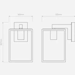 Utelamper - Klassiske Vegglamper><noscript><img width=
