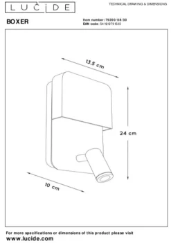 Leselamper|Vegglamper Med Usb><noscript><img width=