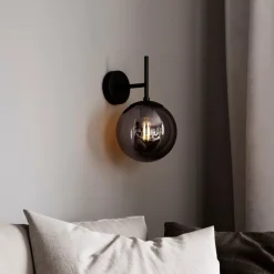 Interiørlamper>By Rydens Boyle vegglampe - farget Røyk