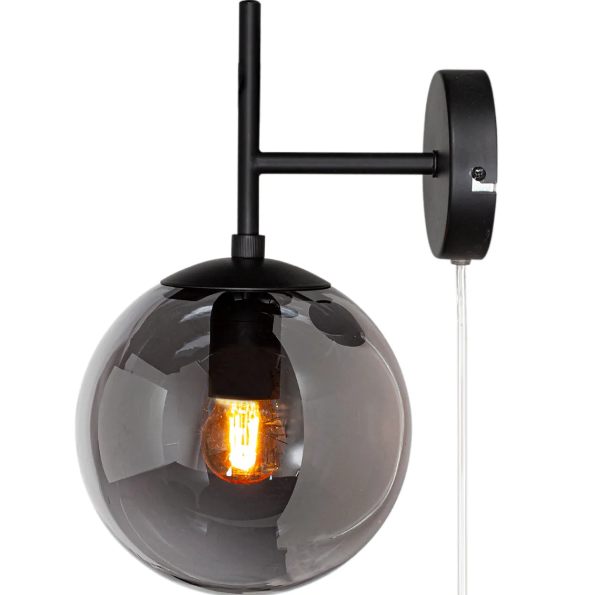 Interiørlamper>By Rydens Boyle vegglampe - farget Røyk