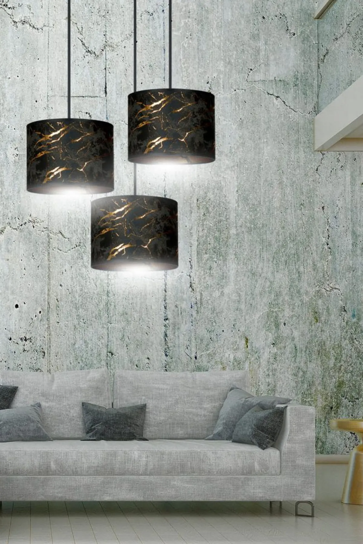 Kjøkkenbelysning Tak|Takpendler>Emibig Broddi rondell takpendel 3 skjermer - Svart