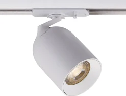 Kjøkkenbelysning Tak|Vox Spotskinner>NorDesign Bullet 2 meter spottskinne med 5 spotter 1T GU10 - Pure white Hvit