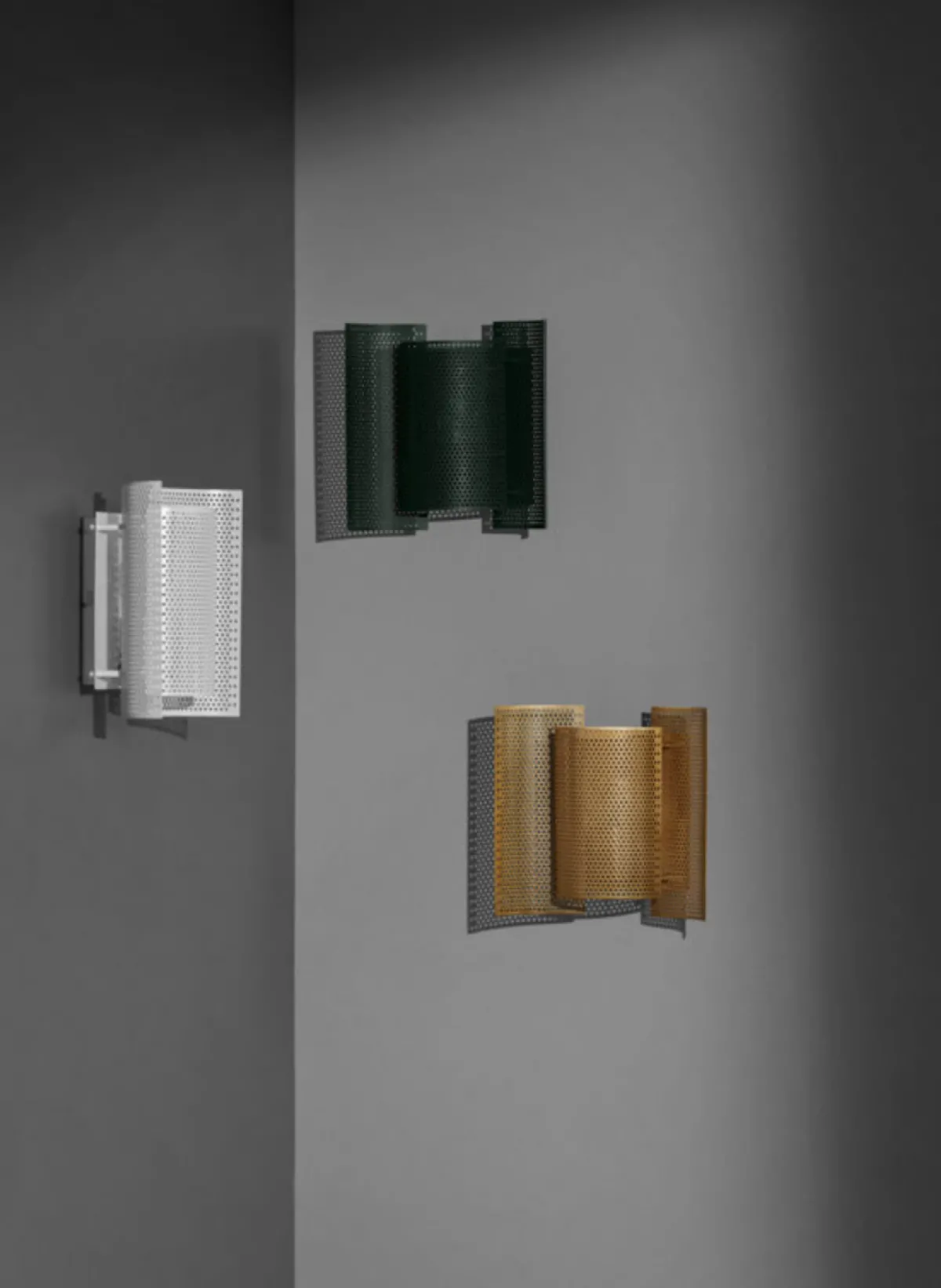 Interiørlamper>Northern Butterfly perforert vegglampe