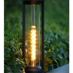 Pullert|Utelamper - Veggskjold / Plafond>Lucide Cadix Pullert 50cm - Svart