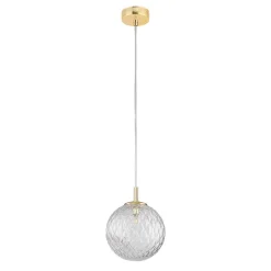 Kjøkkenbelysning Tak|Takpendler>TK Lighting Cadix takpendel 21 cm Klar / Gullfarget