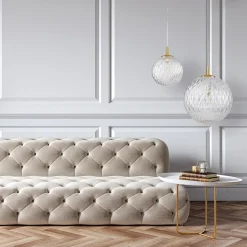 Kjøkkenbelysning Tak|Takpendler>TK Lighting Cadix takpendel 30 cm Klar / Gullfarget