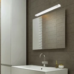 Baderomsbelysning Vegg>NorDesign Callisto 50 vegglampe for baderom 9W 2700 Kelvin IP44 - Dimbar Hvit