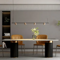 Kjøkkenbelysning Tak|Takpendler>NorDesign Calvi K4 takpendel 27W 2700 Kelvin - Dimbar Svart