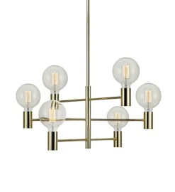 Kjøkkenbelysning Tak|Lysekroner>Marksløjd Capital pendel - Messing - Messing