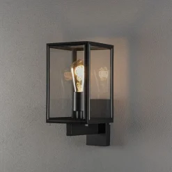 Lightup-Pris|Utelamper - Klassiske Vegglamper>Konstsmide Carpi vegglampe opp eller ned IP44 - Svart