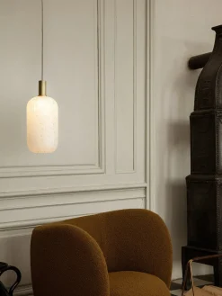 Kjøkkenbelysning Tak|Takpendler>Ferm Living Casca glasskuppel - høy - Milk