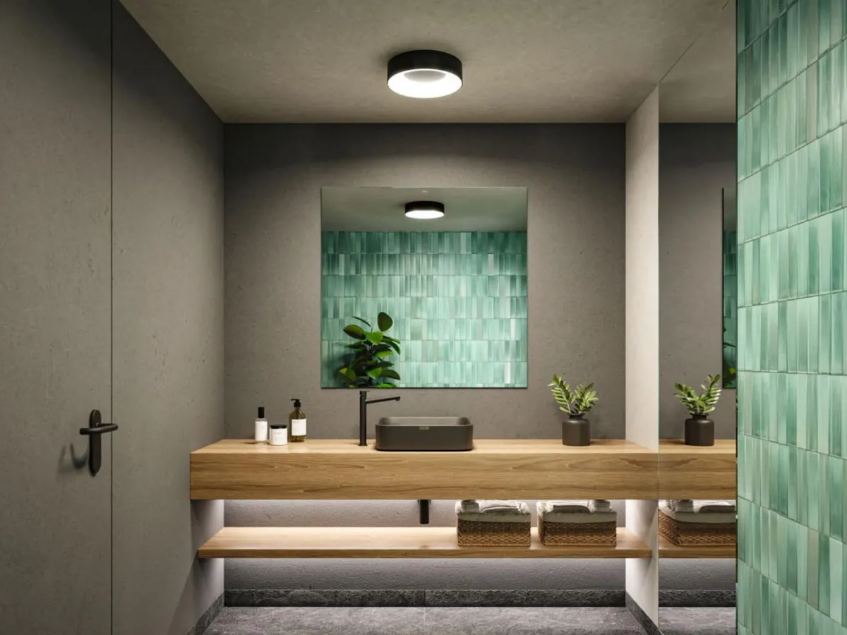 Baderomsbelysning Tak|Kjøkkenbelysning Tak>Paulmann Casca taklampe 30 cm 16W IP44 3000-6500 Kelvin 1500 lumen- 3-step moodmaker