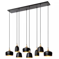 Kjøkkenbelysning Tak|Takpendler>Lucide Chayanne takpendel 8-lys Svart