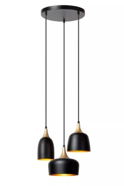 Kjøkkenbelysning Tak|Takpendler>Lucide Chayanne takpendel 3-lys Svart