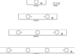 Kjøkkenbelysning Benk>Sg Armaturen As Chef pluss 2 x 4,5W LED 2700K Hvit