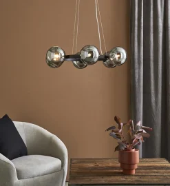 Kjøkkenbelysning Tak|Takpendler>Marksløjd Circle takpendel - Svart/Smoke - Svart / Røyk