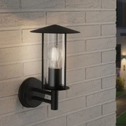 Utelamper - Klassiske Vegglamper>Paulmann Classic vegglampe opp utendørs IP44 Mørk grå