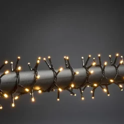 Juletrelys & Lysslynger|Lysslynger Jul>Konstsmide Cluster slynge 230 lys 5 meter til 31V system - Amber
