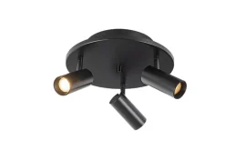 Kjøkkenbelysning Tak|Spotter & Skinner>Aneta Lighting Concord rund takspott 3-lys