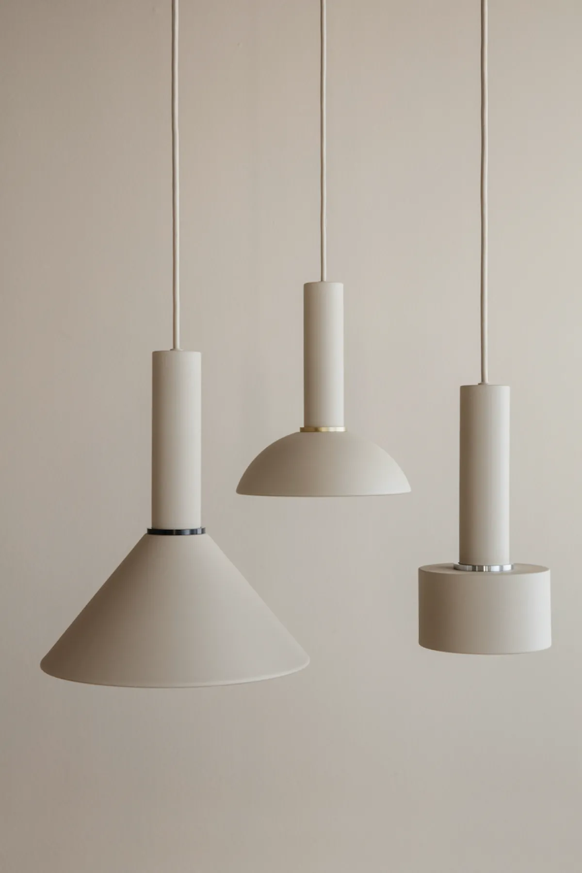 Kjøkkenbelysning Tak|Takpendler>Ferm Living Cone Shade - cashmere