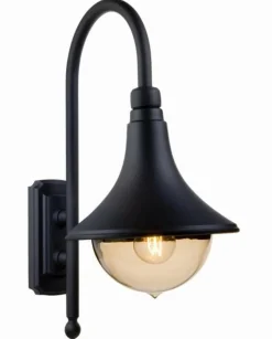 Lightup-Pris|Utelamper - Klassiske Vegglamper>Sg Armaturen As Cornet utelampe Svart