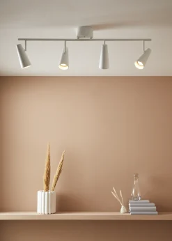 Kjøkkenbelysning Tak|Spotter & Skinner>Marksløjd Crest 4 spotskinne - Hvit