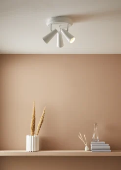 Kjøkkenbelysning Tak|Spotter & Skinner>Marksløjd Crest 3 taklampe - Hvit