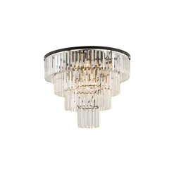 Kjøkkenbelysning Tak|Taklamper / Takplafonder>Nowodvorski Cristal taklampe L - Svart