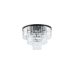 Kjøkkenbelysning Tak|Taklamper / Takplafonder>Nowodvorski Cristal taklampe M - Svart