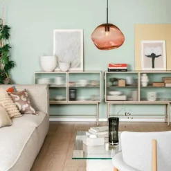 Kjøkkenbelysning Tak|Takpendler>Hadeland Glassverk Crystal Stone Ø25 - Morgenrød / Svart