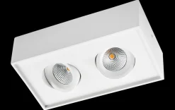 Kjøkkenbelysning Tak|Taklamper / Takplafonder>Sg Armaturen As Cube 2x DimToWarm 2x6W LED 2000-2800K Ra>95 - Matt Hvit