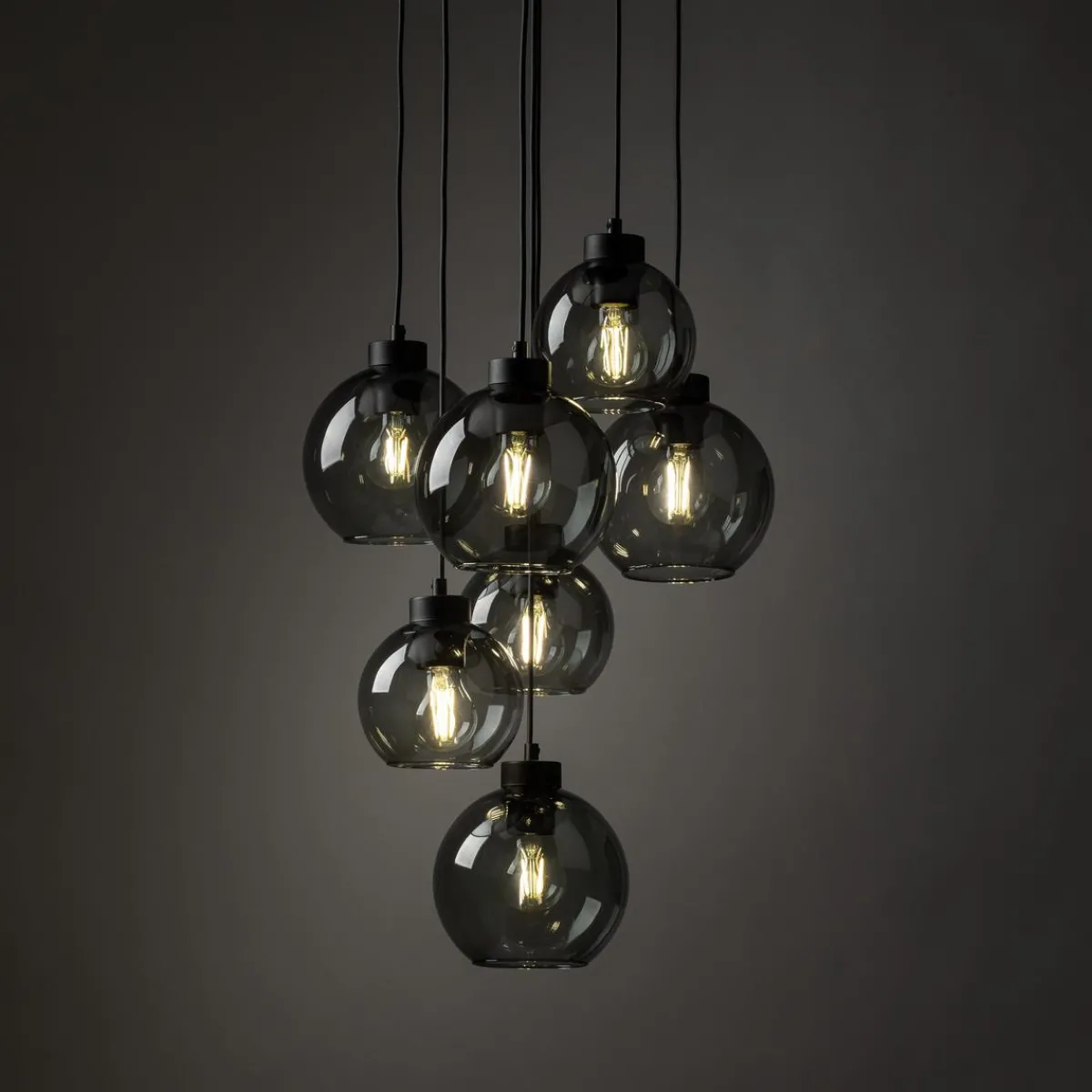 Kjøkkenbelysning Tak|Takpendler>TK Lighting Cubus takpendel 7-lys