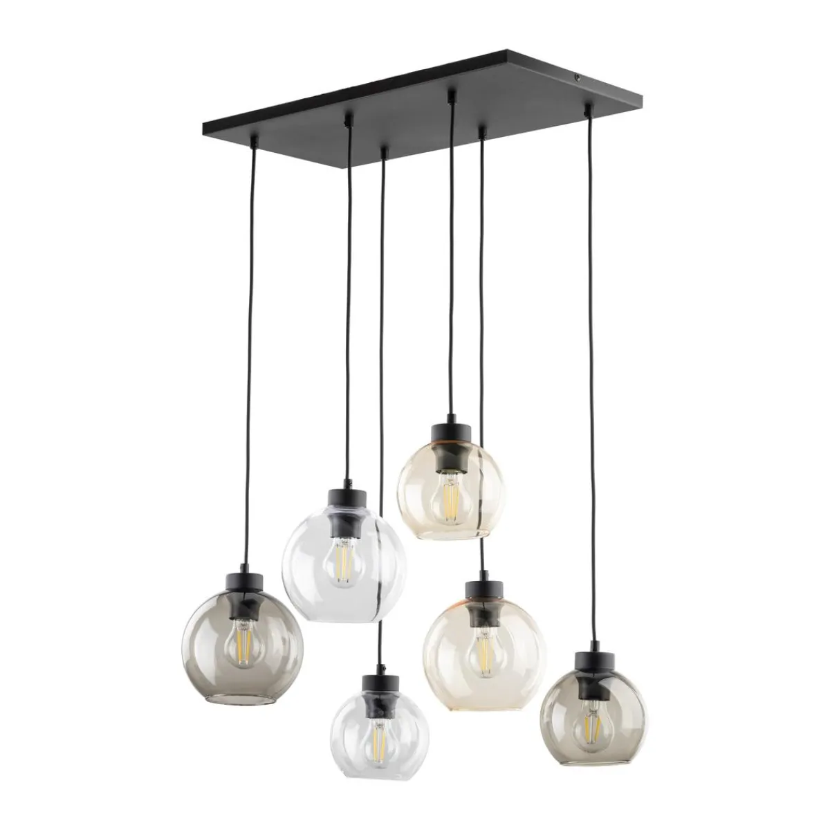 Kjøkkenbelysning Tak|Takpendler>TK Lighting Cubus takpendel 6-lys