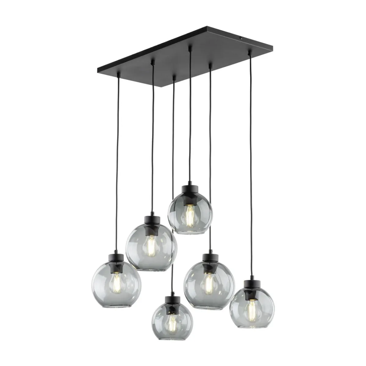 Kjøkkenbelysning Tak|Takpendler>TK Lighting Cubus takpendel 6-lys