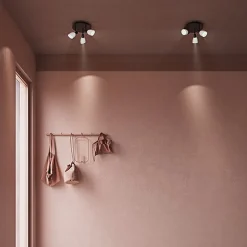 Kjøkkenbelysning Tak|Spotter & Skinner>Herstal Cut spotlight - /Hvit Svart