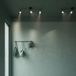 Kjøkkenbelysning Tak|Spotter & Skinner>Herstal Cut spotskinne - /Hvit Svart