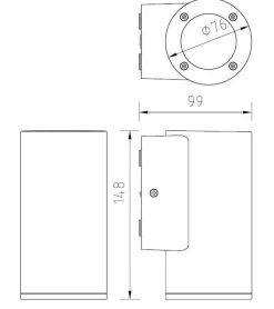 Utelamper Til Kystområder|Utelamper Med Opp/Ned Lys><noscript><img width=