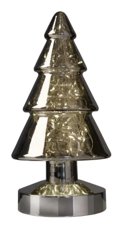 Juledekorasjon|Julebelysning På Batteri>Sompex Dekorasjonstre 26 cm - Sølv