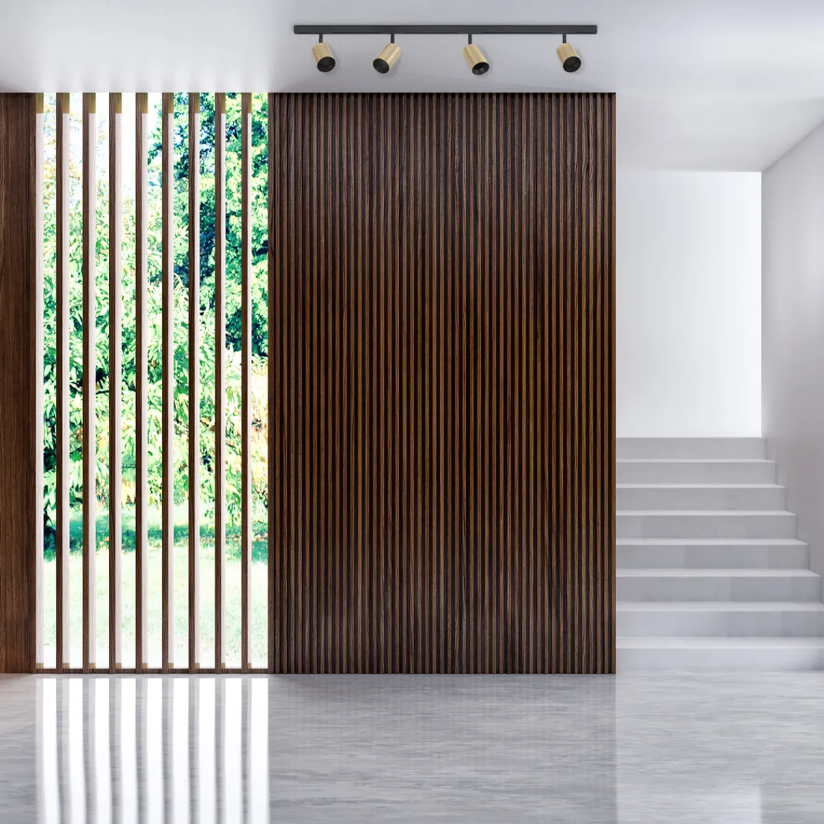 Kjøkkenbelysning Tak|Designline>Antidark Designline Tube Pro komplett 1.9 meter spotskinne med 4 spotter GU10 - Svart/Messing Svart / Messing