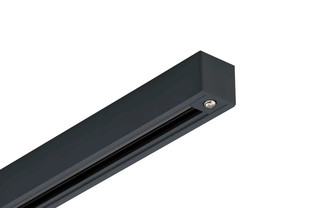 Kjøkkenbelysning Tak|Designline>Antidark Designline Tube Pro komplett 1.9 meter spotskinne med 4 spotter GU10 - Svart/Messing Svart / Messing