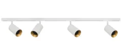 Kjøkkenbelysning Tak|Designline>Antidark Designline Tube Pro komplett 1,9 meter spotskinne med 4 spotter GU10 - Hvit