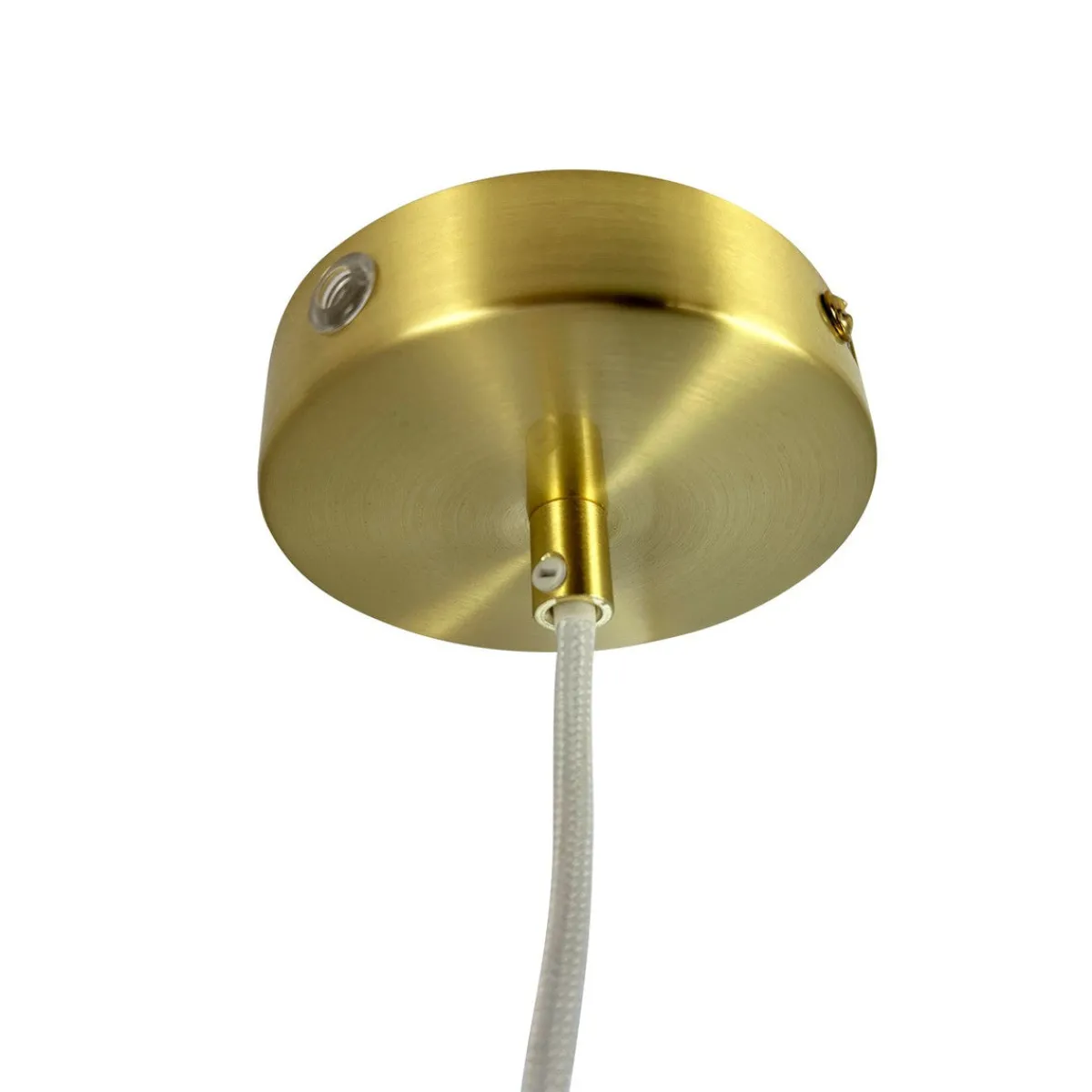 Kjøkkenbelysning Tak|Lysekroner>Dyberg Larsen DL20 takpendel 3-lys Messing / Opal