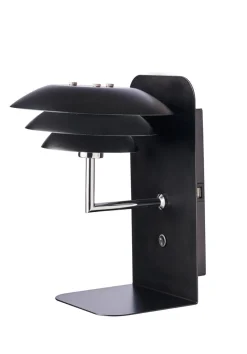 Leselamper|Vegglamper Med Usb>Dyberg Larsen DL20 vegglampe m/USB - Svart