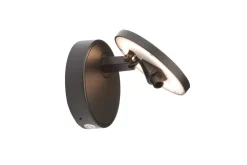 Leselamper>Antidark Dot vegglampe 7+3W med dimmer - Svart