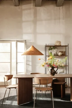 Kjøkkenbelysning Tak|Takpendler>Ferm Living Dou Lampshade Natural - 68 cm