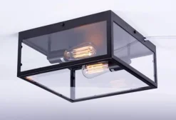 Kjøkkenbelysning Tak|Taklamper / Takplafonder>Ms - belysning Dovre taklampe 36x36cm - Svart